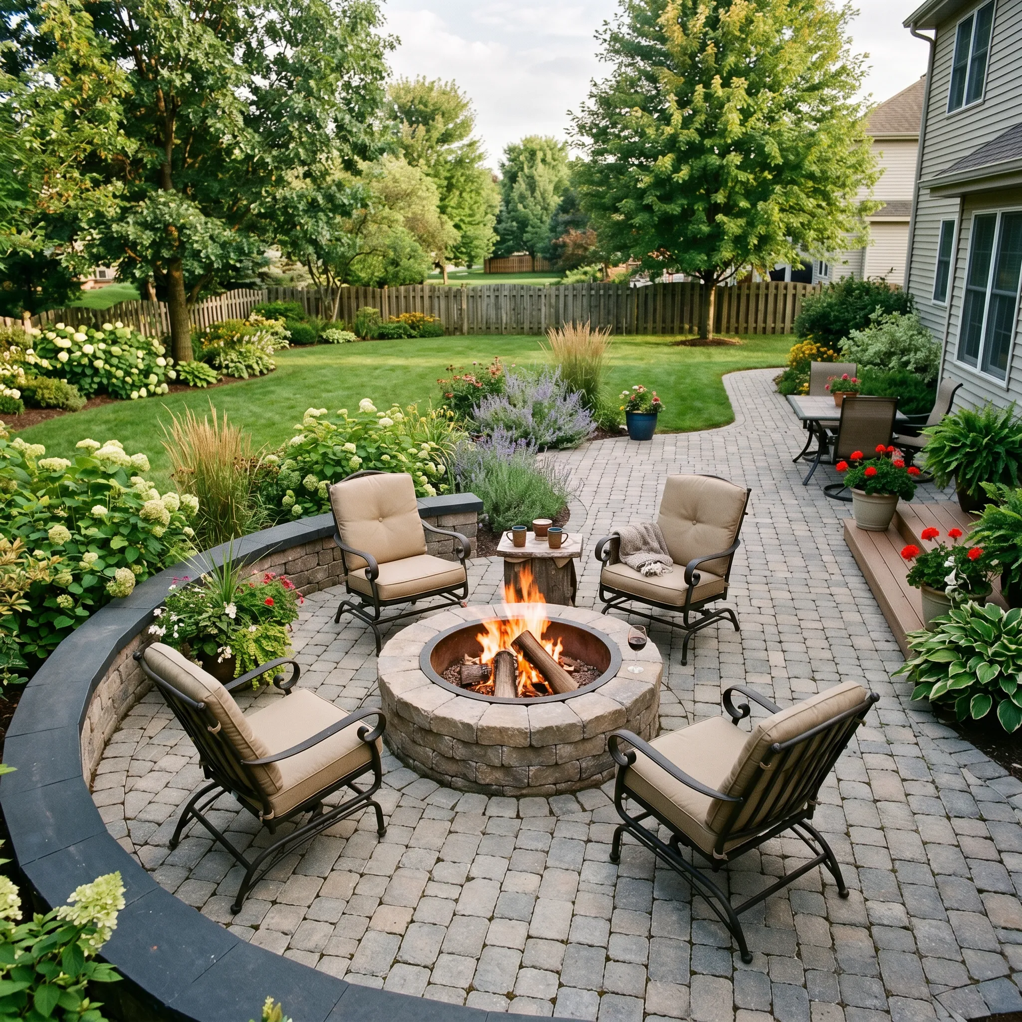 AL Firepit Entertainment Space