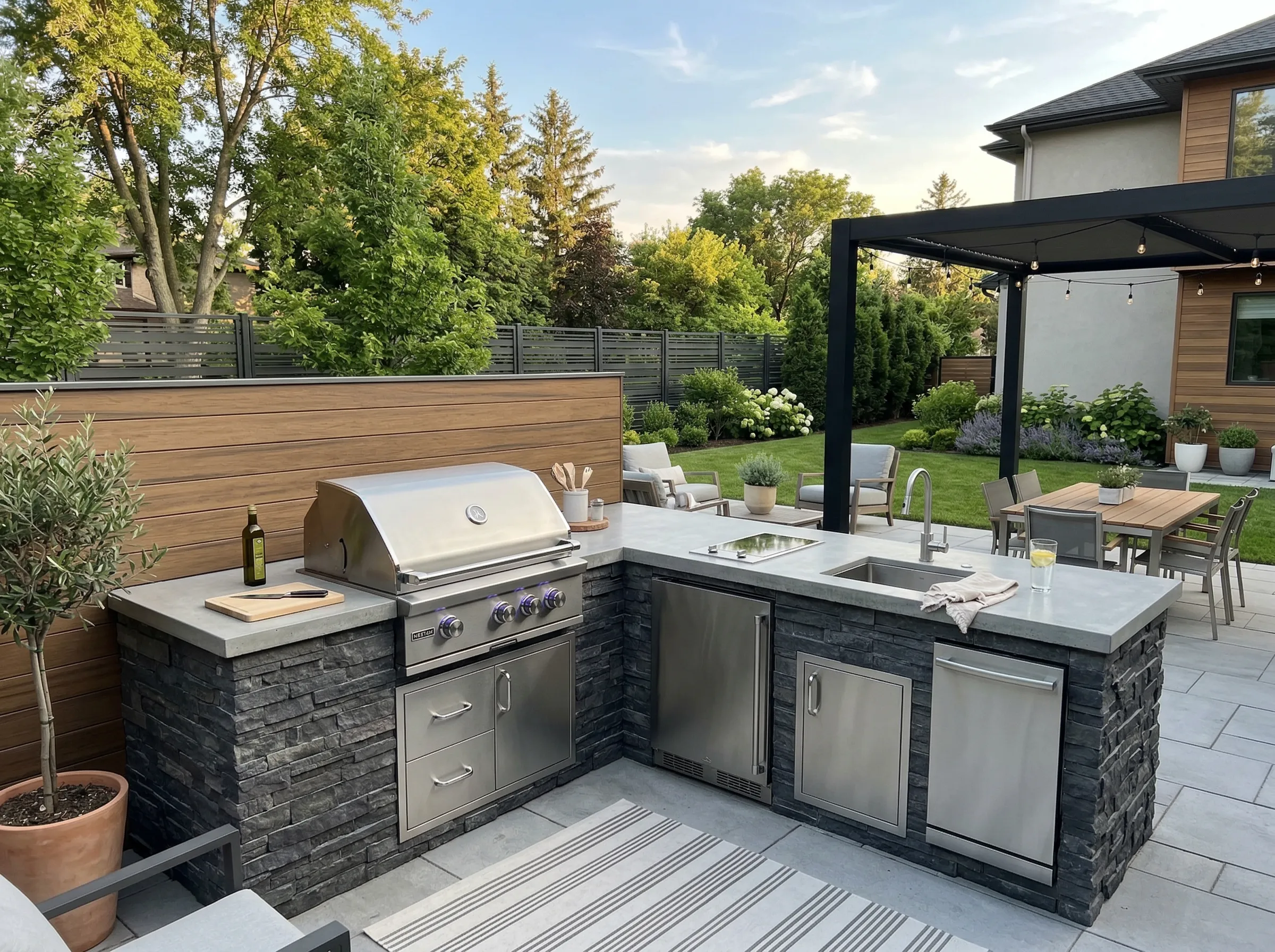 Baldwin County custom outdoor kitchen installation