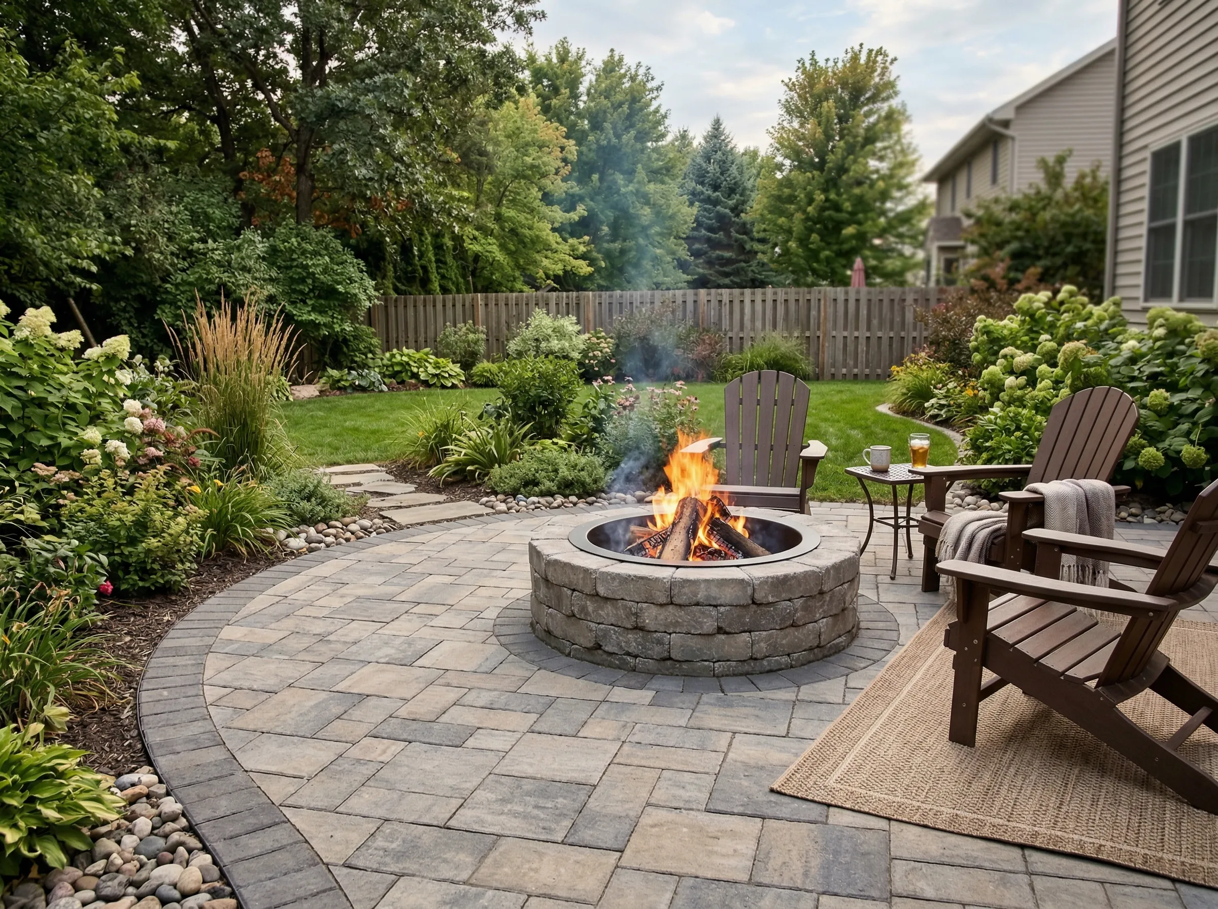 Baldwin County Patio Firepit