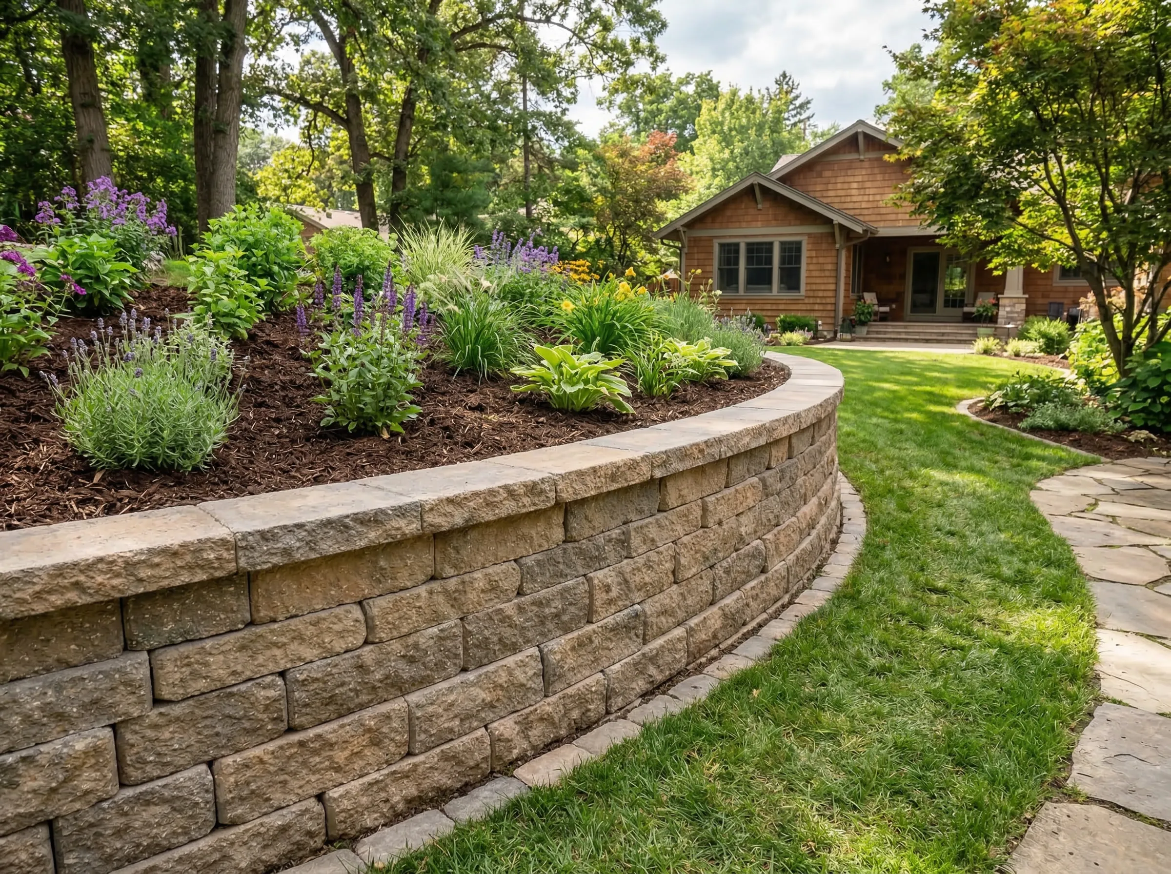 Baldwin County Retaining Wall Installation