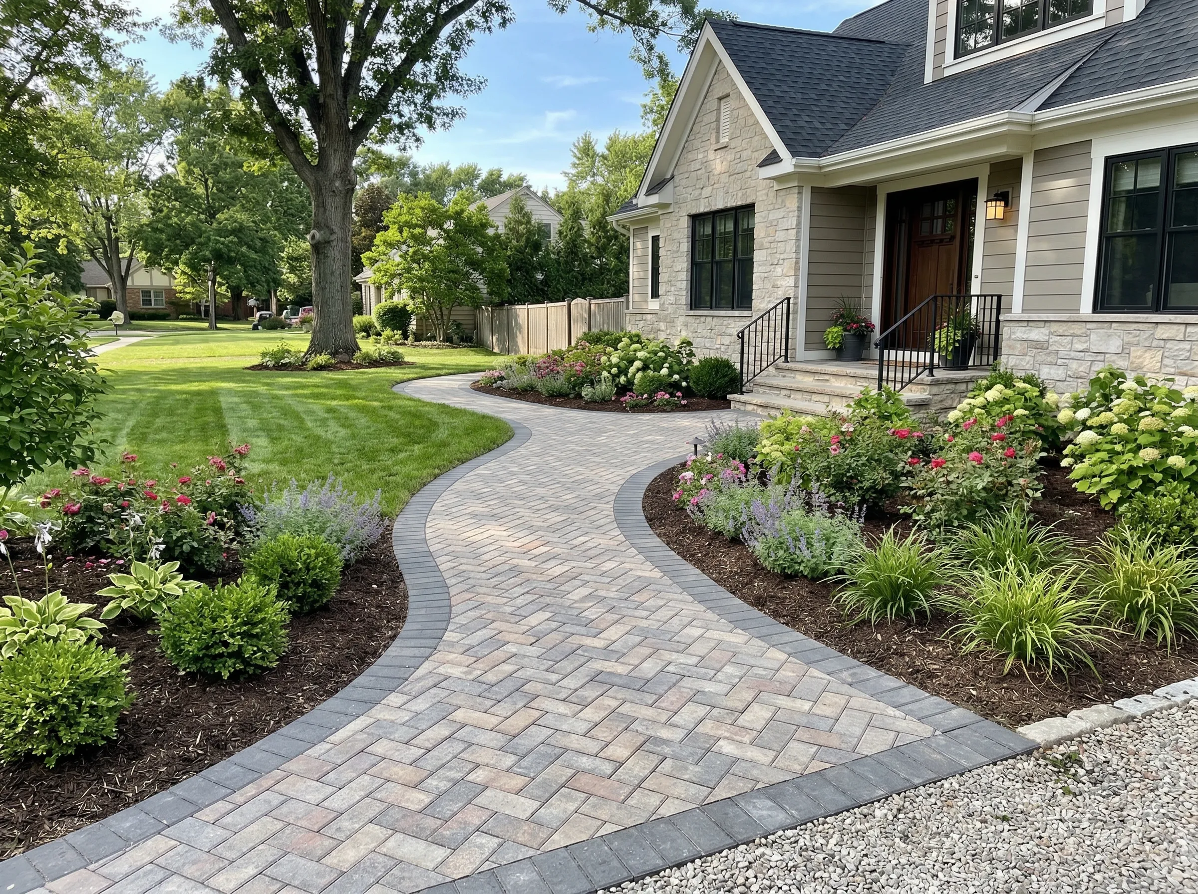 Beautiful Paver Paths Alabama