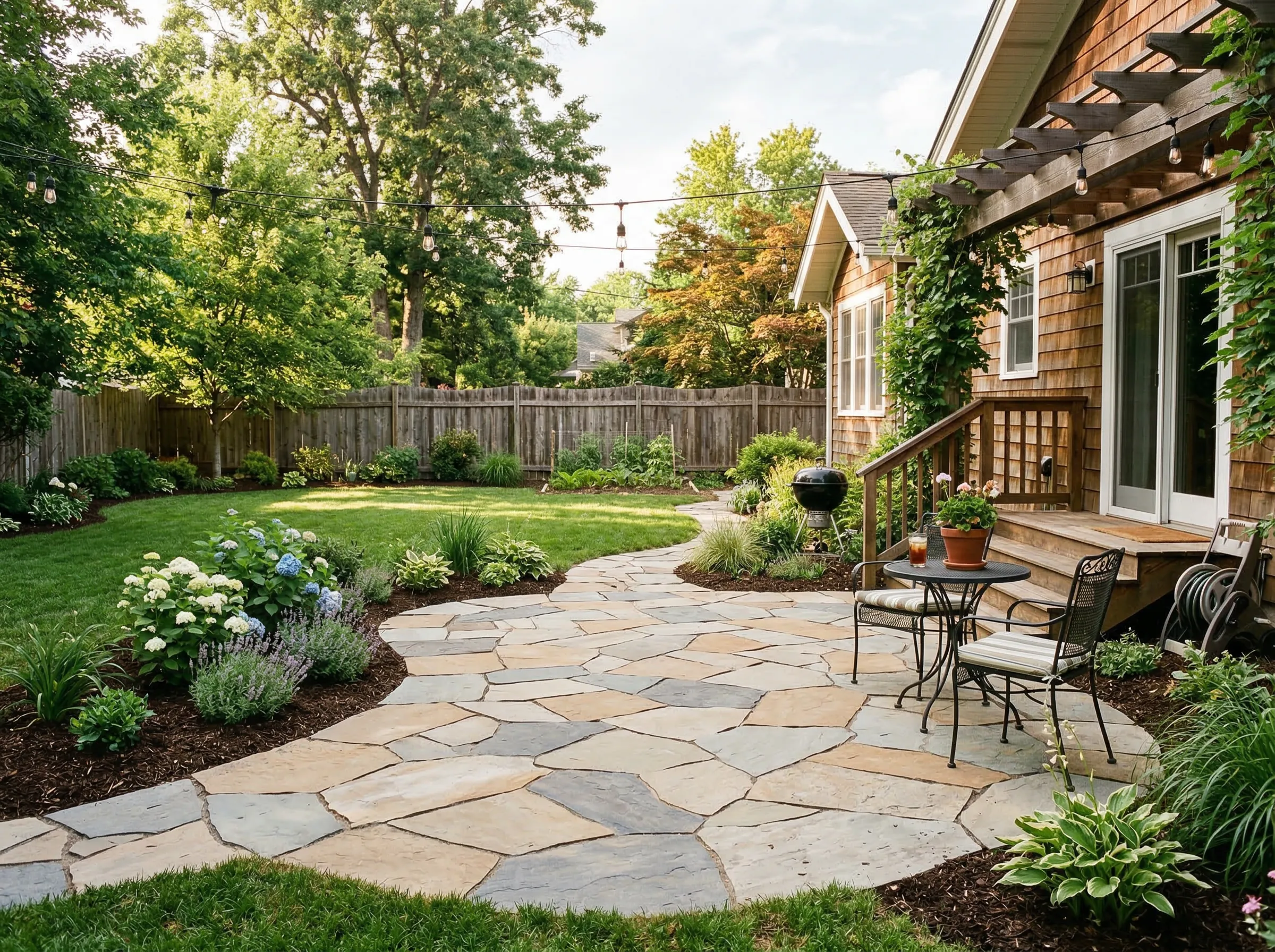 Coastal stone patio installation Orange Beach Alabama