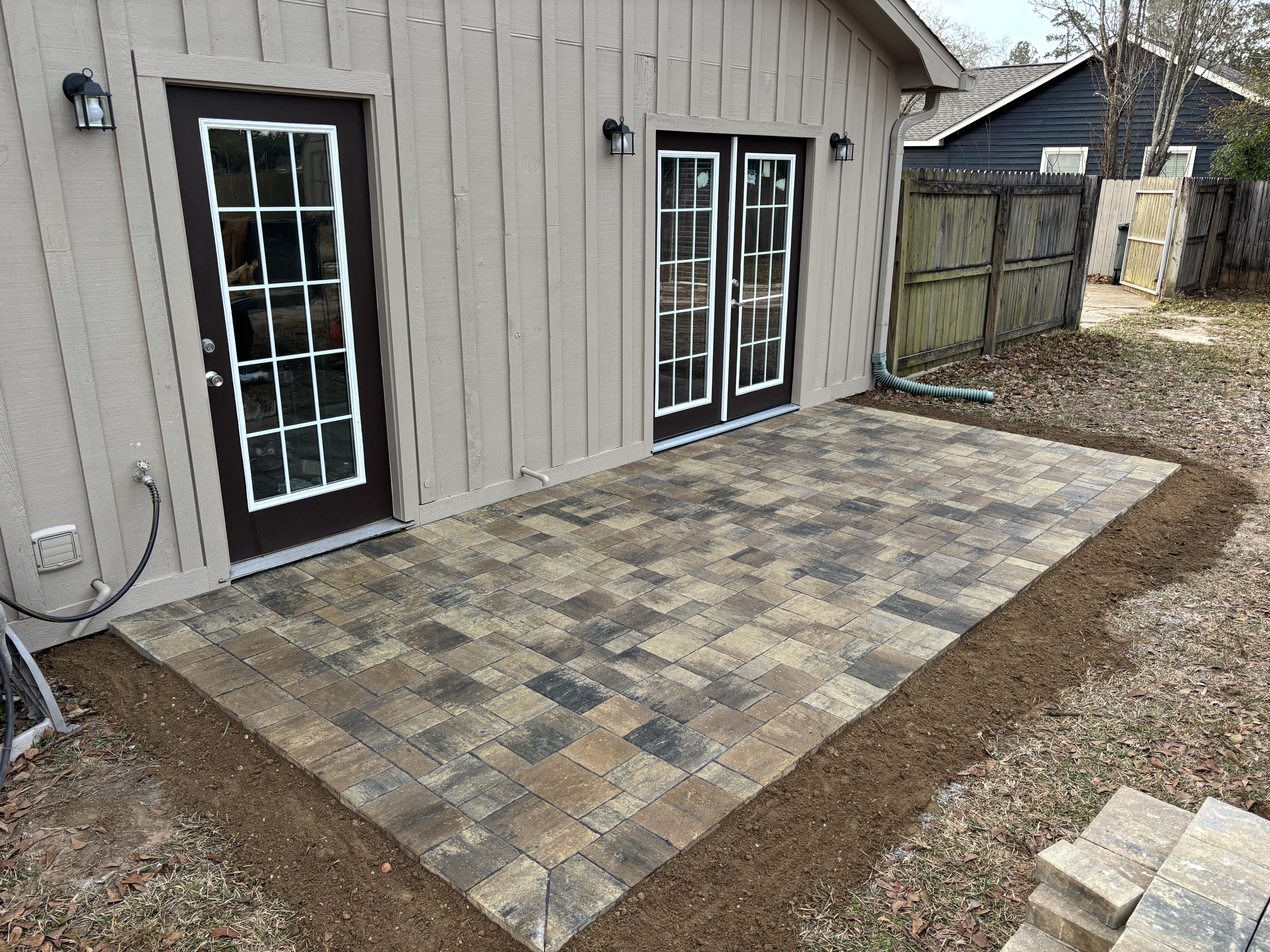 Custom stone patio Foley AL
