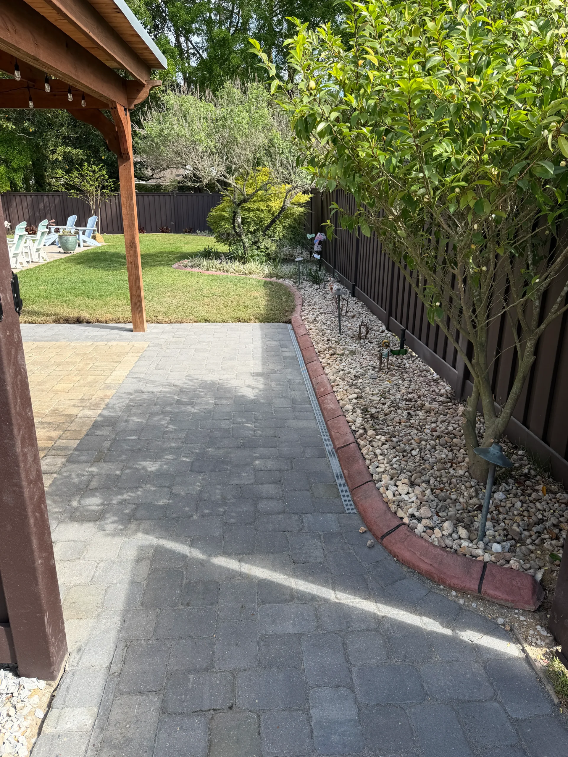 Gulf Shores Backyard Makeover Patio