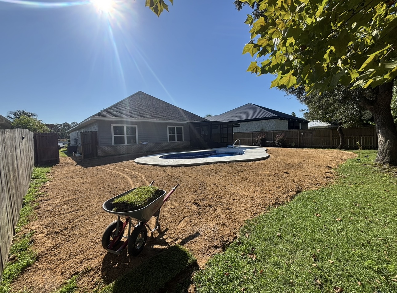 Pool Installation Progress Orange Beach AL