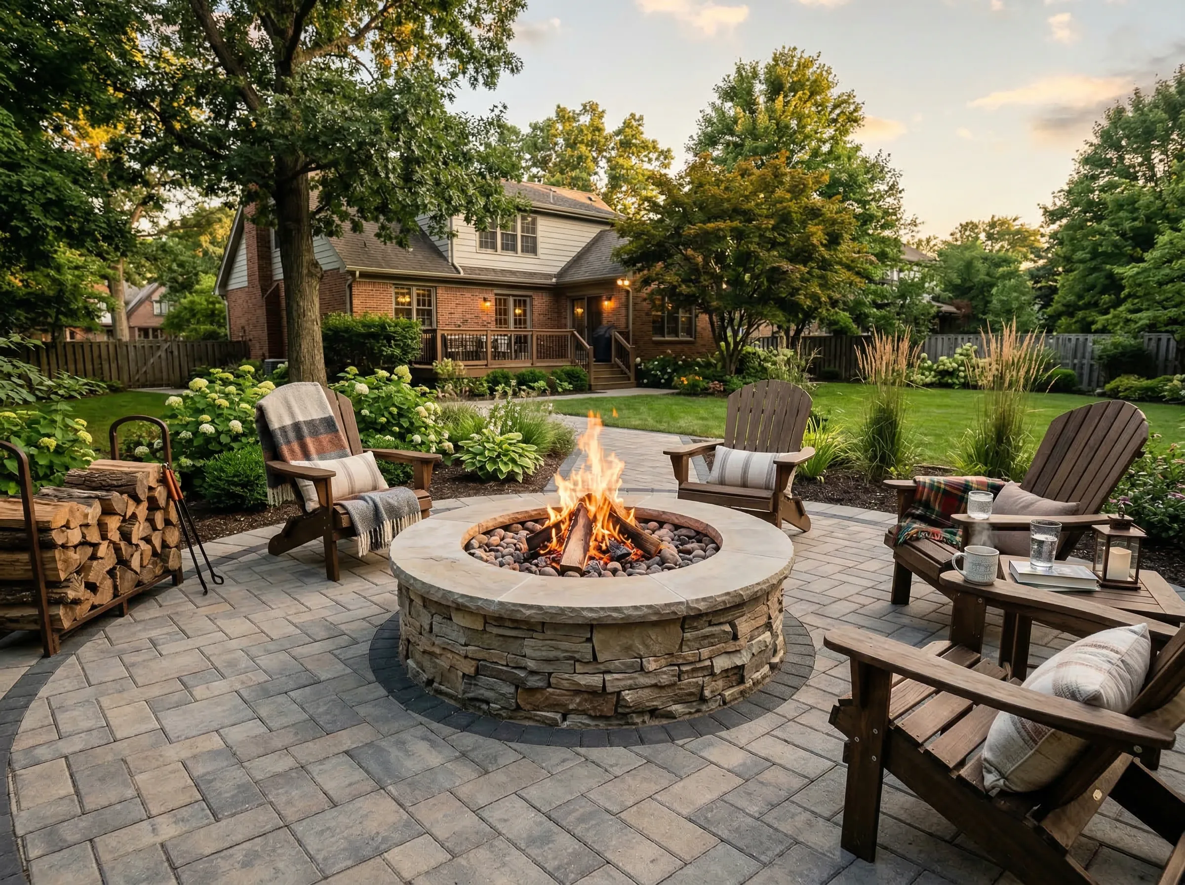 Southern AL Firepit Installation