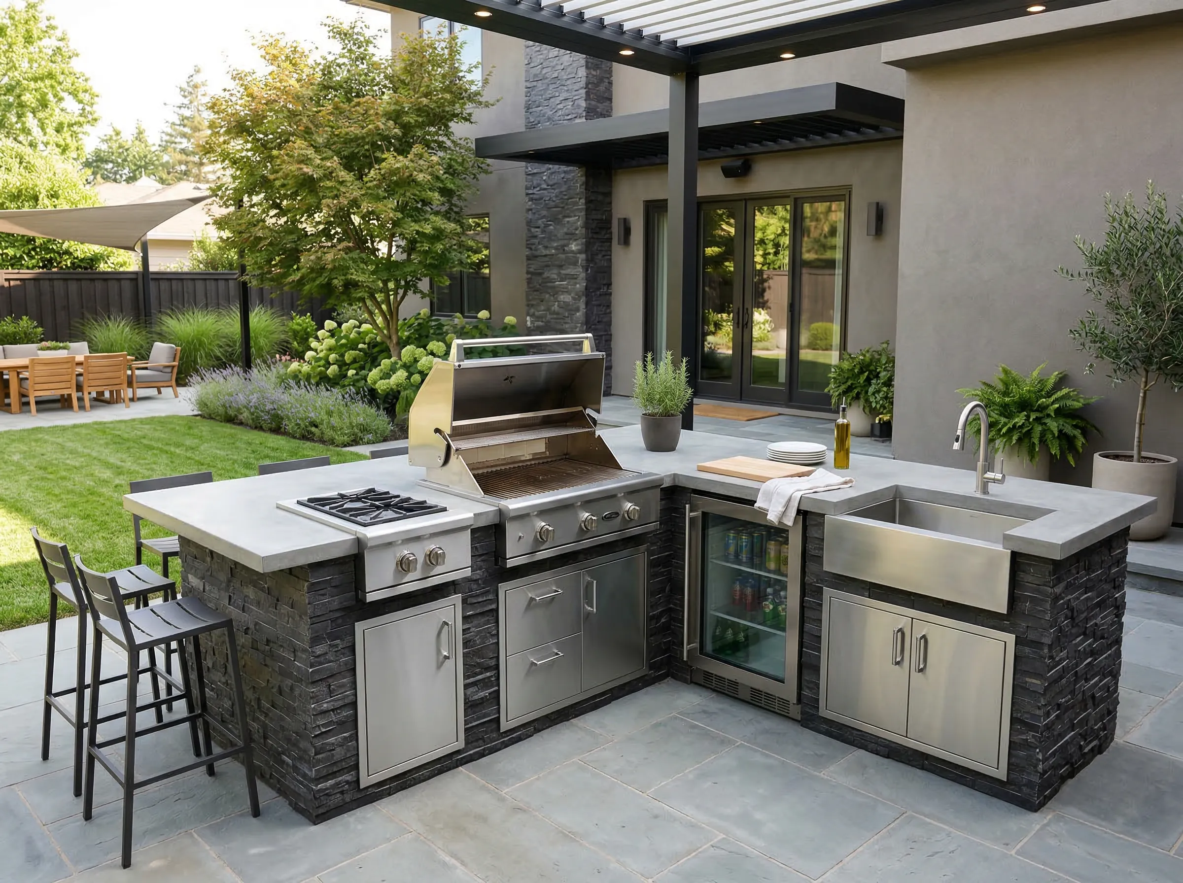 Spanish Fort outdoor kitchen ideas Baldwin County AL